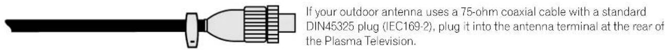 PIONEER PDP427XA - Antenna cable (commercially available) - 1