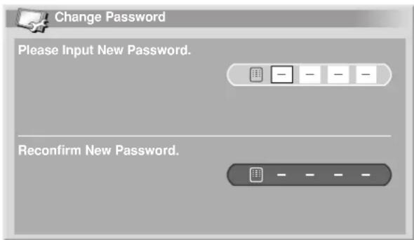 PIONEER PDP427XA - Changing the password - 1