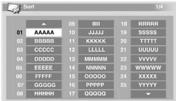 PIONEER PDP427XA - Sorting preset TV channels - 1