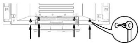 PIONEER PDP435HDE - Attaching speed clamps to the main unit - 1