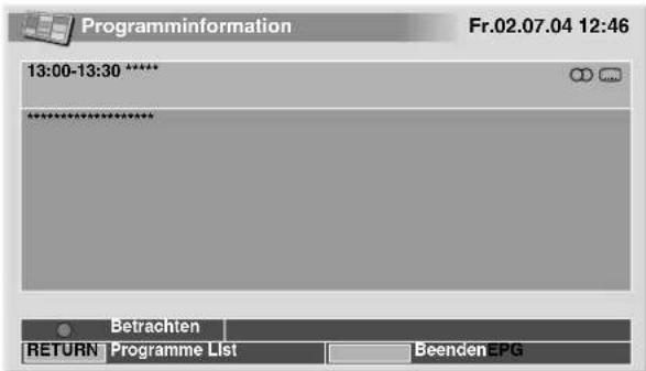 PIONEER PDP435HDE - Wahlen eines Programms für sofortigen Empfang - 1