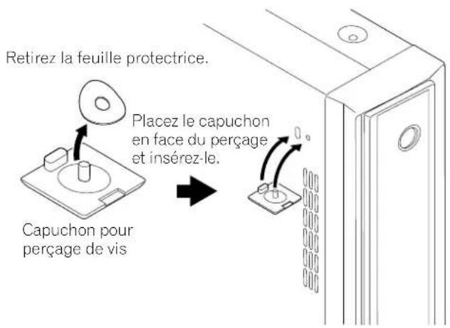 PIONEER PDP435HDE - Assurez la fixation du support au moyen des vis fournies. - 2