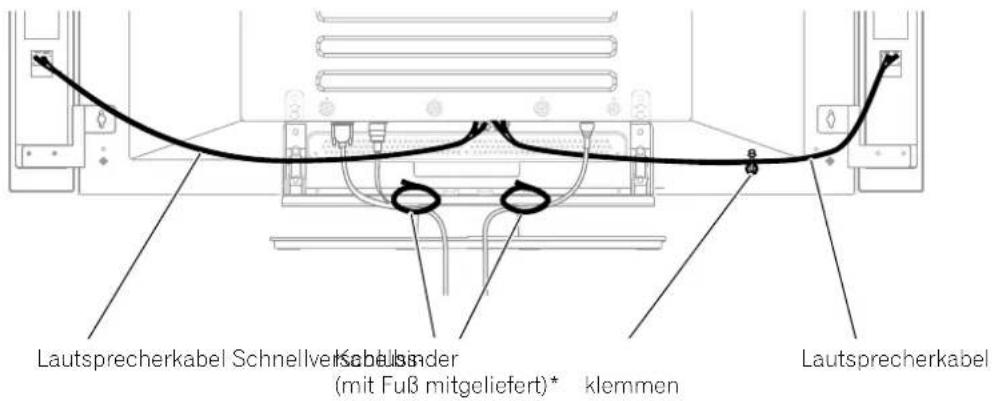 PIONEER PDP435HDE - Verlegen von Kabeln - 1