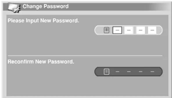 PIONEER PDP435HDE - Changing the password - 1