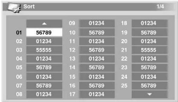 PIONEER PDP435HDE - Sorting preset TV channels - 1