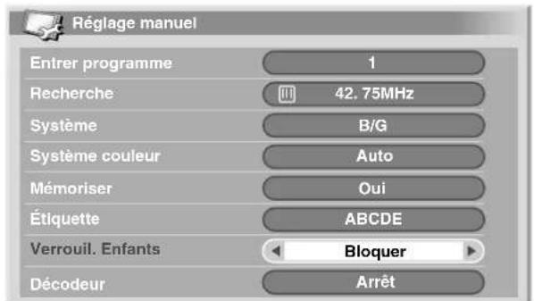 PIONEER PDP435HDE - Définition de Verrouillage enfants - 1