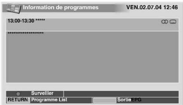 PIONEER PDP435HDE - Choix de l'émission à regarder immédiatement - 1