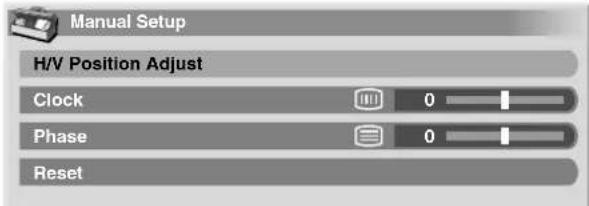 PIONEER PDP435HDE - Adjusting image positions and clock manually (PC mode only) - 1