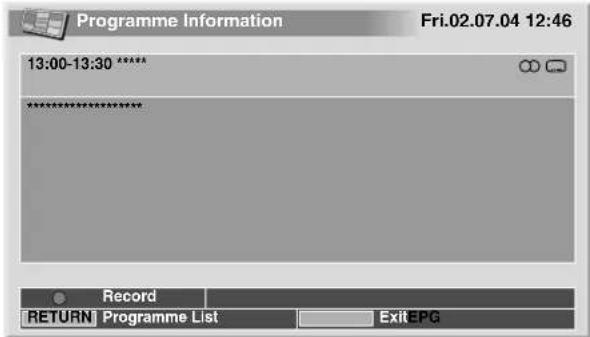PIONEER PDP435HDE - Viewing programme information - 1