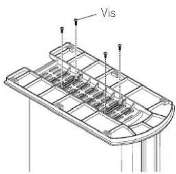 PIONEER PDP435HDE - Assurez la fixation du support au moyen des vis fournies. - 1