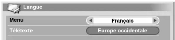 PIONEER PDP435HDE - Pour désirir la langue d'affichage sur l'écran - 1