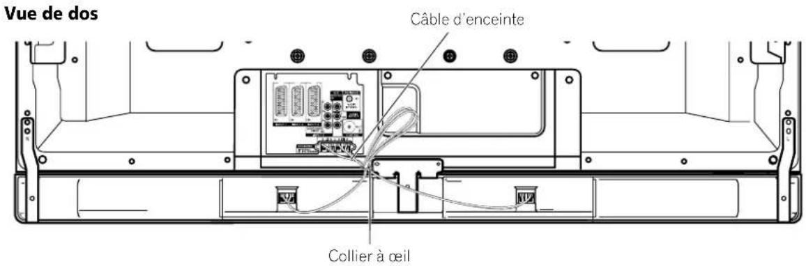 PIONEER PDP507XA - Cheminement des câbles - 1