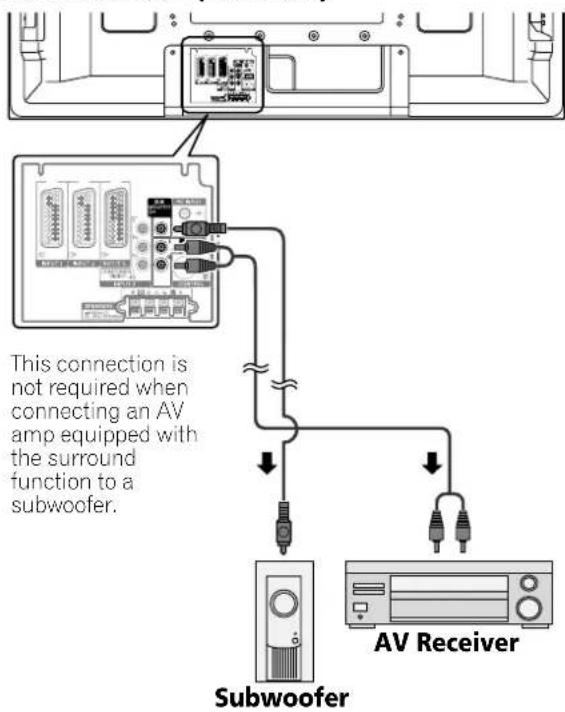 PIONEER PDP507XA - Connecting audio equipment - 1