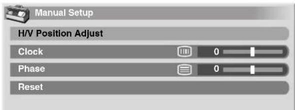 PIONEER PDP507XA - Adjusting image positions and clock manually (PC mode only) - 1
