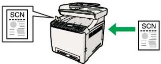 RICOH Aficio SP C240SF - Sending Scanned Files to a USB Flash Disk - 1