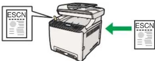 RICOH Aficio SP C240SF - Envio de ARCHivos escaneados a un disco flash USB - 1