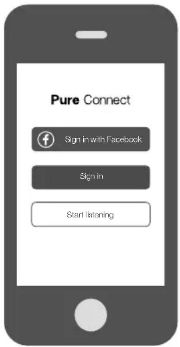 PURE Jongo T4 - Apertura de la aplicación Pure Connect e inicio de sesión - 1
