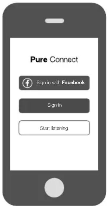 PURE Jongo T4 - ③ Ouvrez l'application Pure Connect et connectez-vous - 1