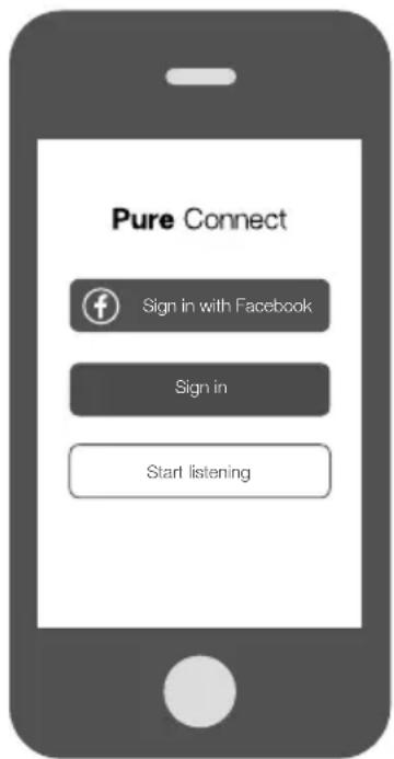 PURE Jongo T4 - ③ Open the Pure Connect app and sign in - 1
