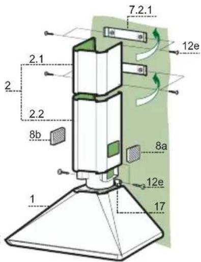 ROBLIN Astra 2 600 - Cheminée inférieure - 1