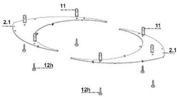 ROBLIN FLight Vertigo - FIXATION PLAQUE - 2