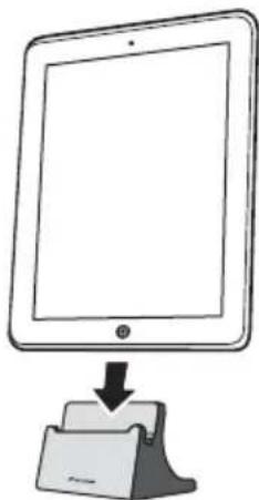PIONEER XCHM51K - Connecting iPod/iPhone/iPad using supplied iPad stand - 2