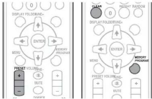 PIONEER XCHM51K - Speichern voreingestellter Sender - 1