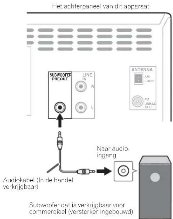 PIONEER XCHM51K - Het gebruik van een andere subwoofer - 1
