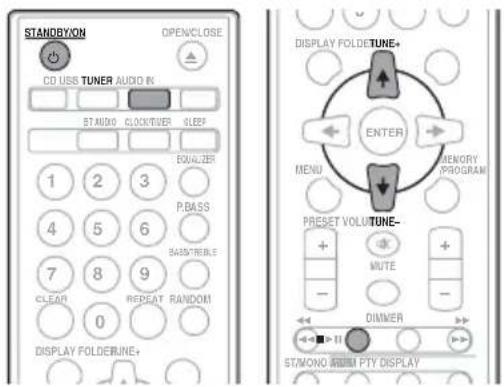 PIONEER XCHM51K - Luisteren naar de radiouitzendingen - 1