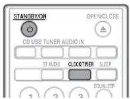PIONEER XCHM51K - Impostazione dell'orologio - 1