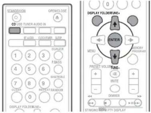 PIONEER XCHM51K - Specify the folder to play - 1