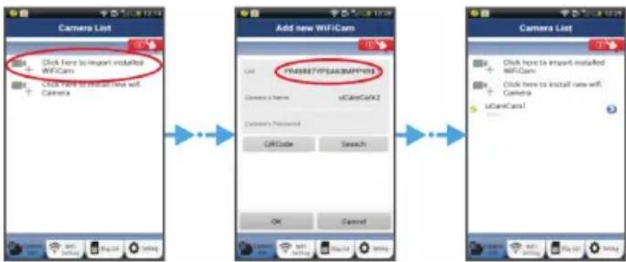 KONIG SECIPCAM100W - ANDROID (Apple-laitteessa voit siirtyä: vaiheeseen 5) - 2