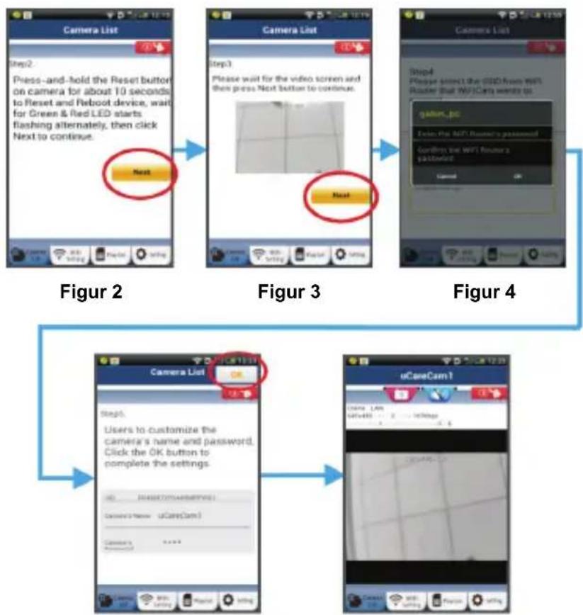 KONIG SECIPCAM100W - ANDROID (for Apple, gà til: Trinn 8) - 9