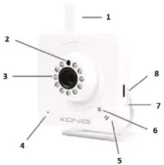 KONIG SECIPCAM105W - APPLE - 4