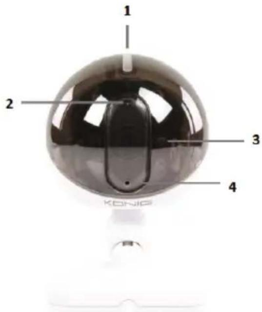 KONIG SECIPCAM105W - APPLE - 10