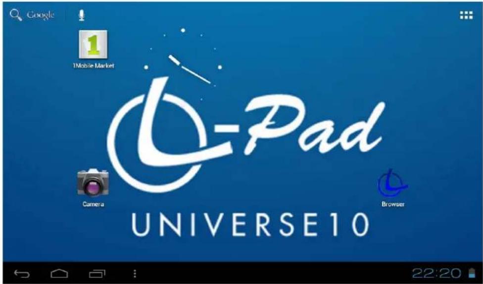 Leotec LPad Space III - Interfaccia principale - 1
