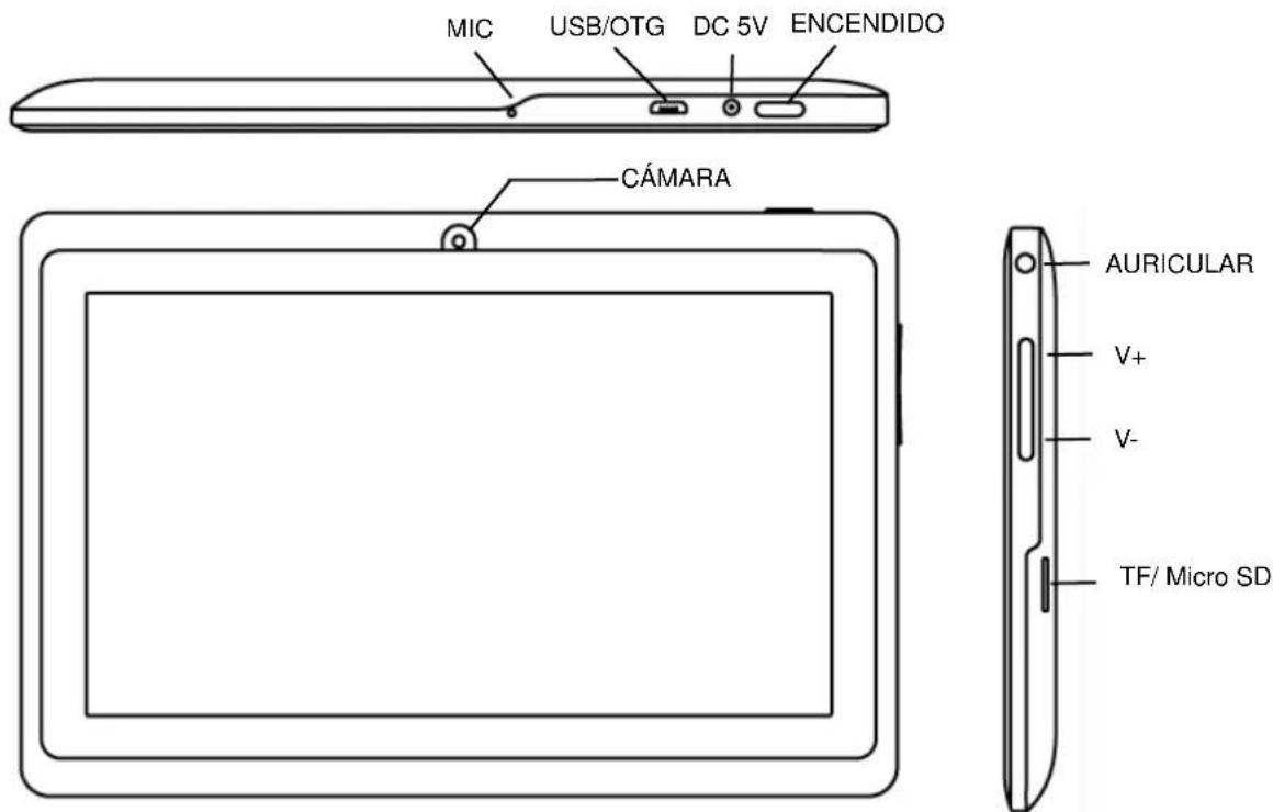 Leotec LPad Space III - Apariencia y botones: - 1