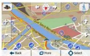 PRESTIGIO GeoVision 5850 - Exemple de navigation vers un centre d'intérêt - 17