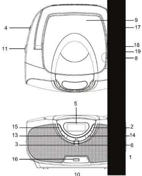 ROADSTAR CDR4550URD - 1