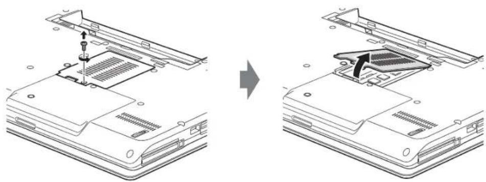 FUJITSU LIFEBOOK S752 - Installing Memory Upgrade Modules - 1