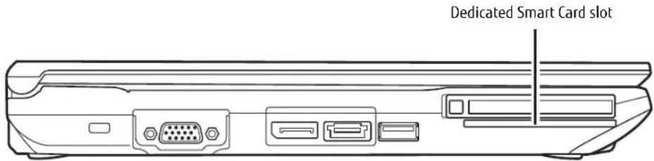 FUJITSU LIFEBOOK S752 - Smart Card Reader - 1