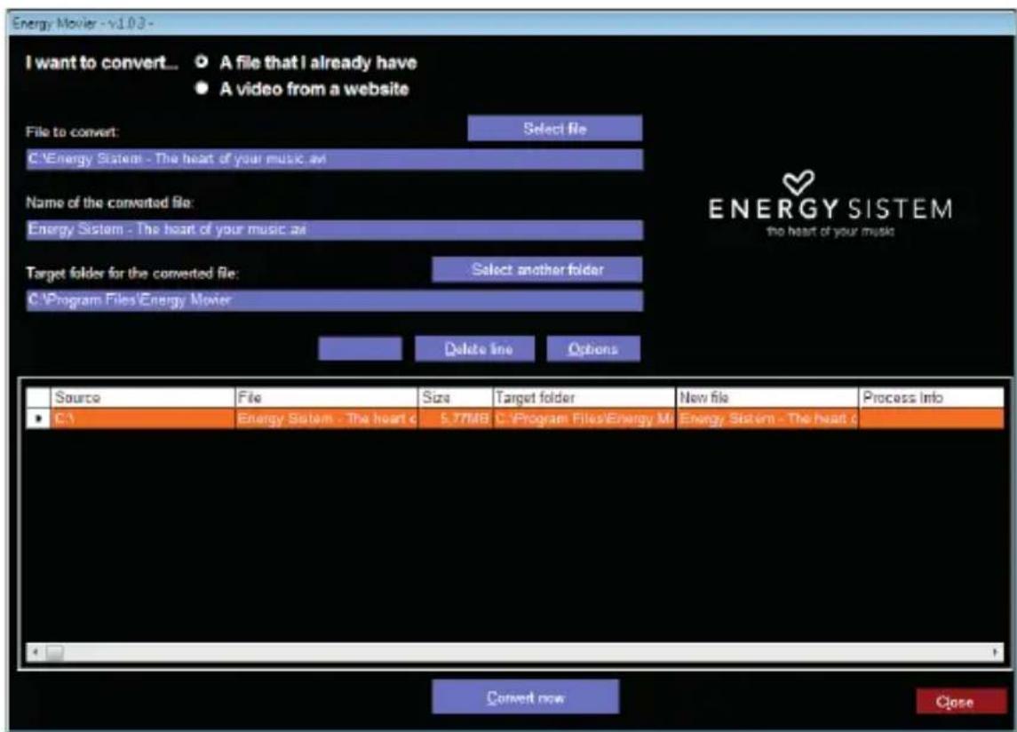 ENERGY SISTEM 2208 - ENERGY MOVIER:CREATING AVI VIDEOS - 1