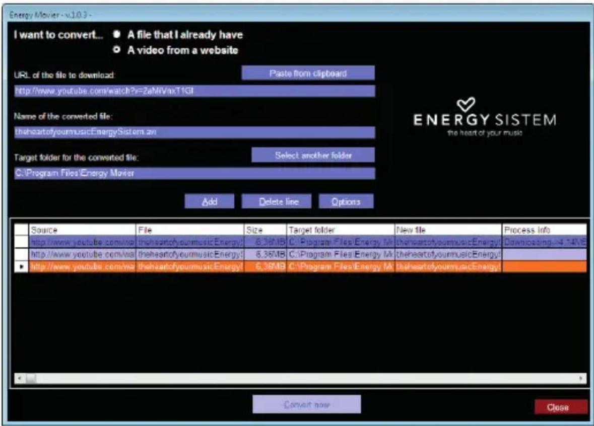 ENERGY SISTEM 2208 - ENERGY MOVIER: INTERNET VIDEOS DOWNLOAD - 1