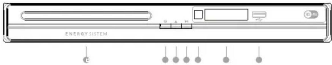 ENERGY SISTEM D2800 - FRONT PANEL - 1