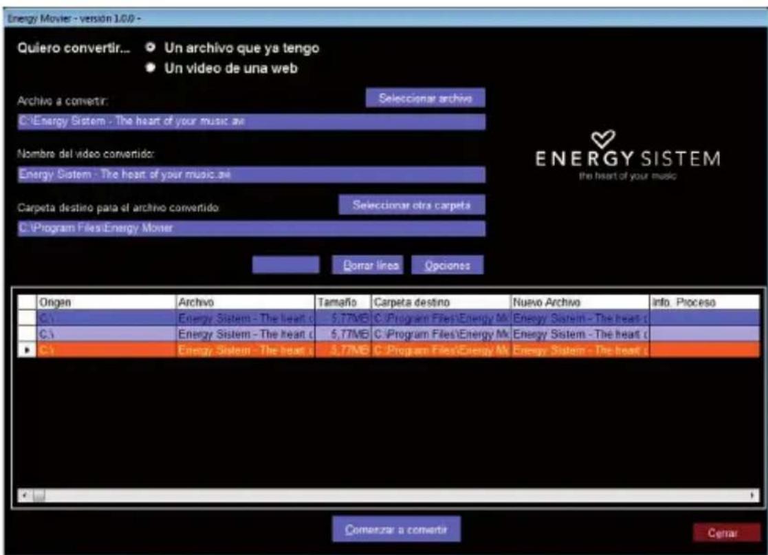 ENERGY SISTEM 4204 - ENERGY MOVIER: TéléCHARGER DES VIDÉOS D'INTERNET - 2