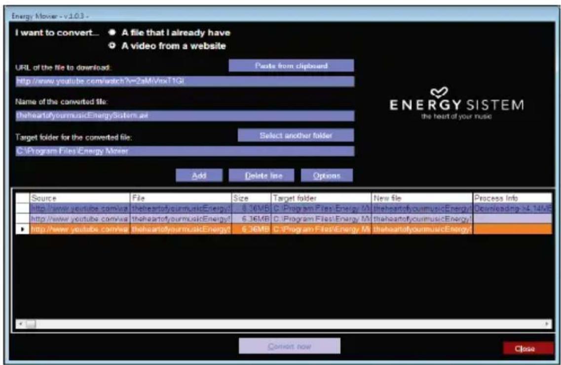 ENERGY SISTEM 4208 - ENERGY MOVIER: TÉLECHARGER DES VIDEOS D'INTERNET - 1