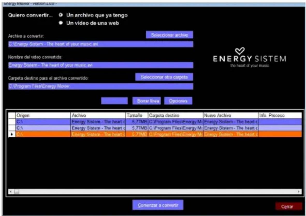 ENERGY SISTEM 5208 - ENERGY MOVIER: DESCARGA DE VIDEOS DE INTERNET - 1