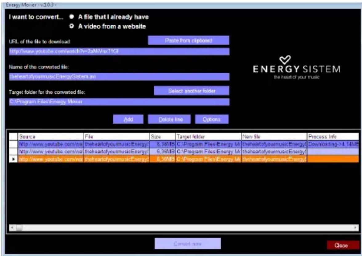 ENERGY SISTEM 5208 - ENERGY MOVIER: INTERNET VIDEOS DOWNLOAD - 1