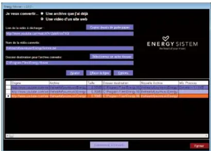ENERGY SISTEM 7504 - ENERGY MOVIER: TÉLECHARGER DES VIDEOS D'INTERNET - 1