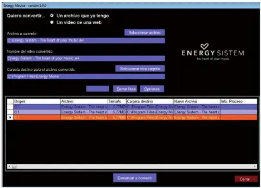 ENERGY SISTEM 7504 - ENERGY MOVIER: CONVERSION DE VIDEOS AVI - 1